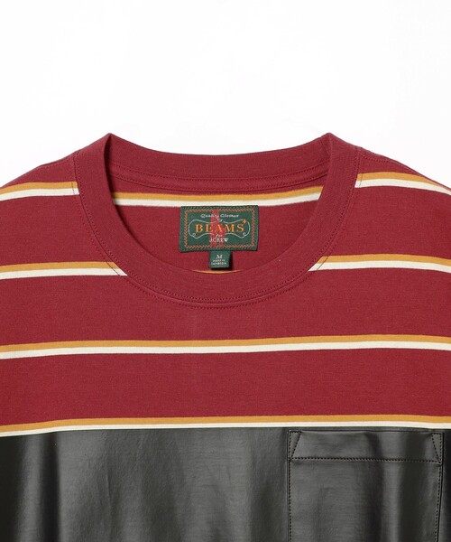 J.CREW（ジェイクルー）の「J.Crew × BEAMS PLUS / POCKET T-SHIRT（Tシャツ/カットソー・メンズ・イエロー系その他6/ワイン・S/M/L/XL）」の4枚目の写真