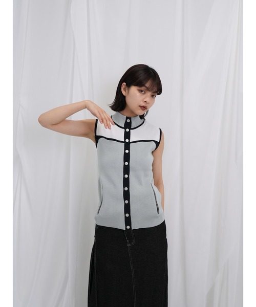 YENN★新品未使用❣️タンクトップ UNE MANSION タンクトップ ノースリーブ y2Kビンテージラメ