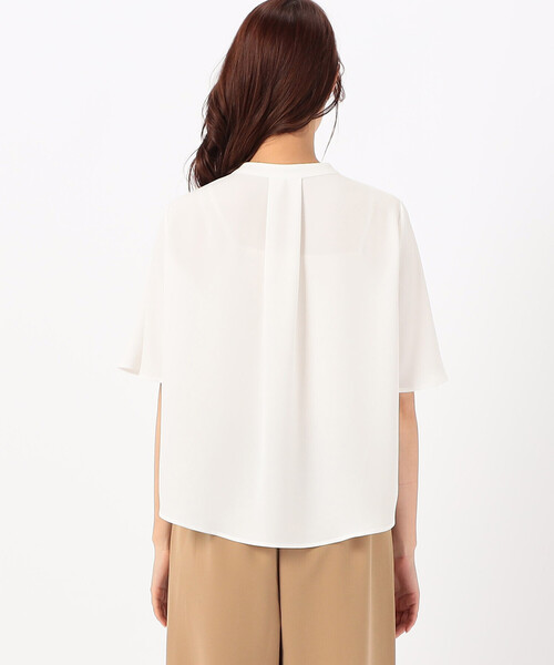 COMME CA ISM / コムサイズム ボウタイ風　半袖ブラウス ボウタイ風 半袖ブラウス （シャツ・ブラウス）｜COMME CA ISM