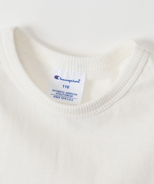 Champion(チャンピオン)の「Champion チャンピオン Tシャツワンピース 綿100%(ワンピース・キッズ・ホワイト/ブラック/ラベンダー/サックスブルー/ネイビー・130/140/110/120/150)」の7枚目の写真