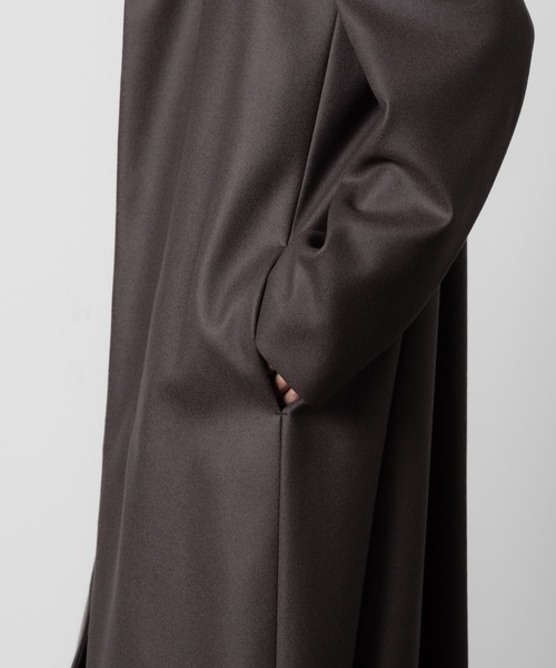 ATTACHMENT(アタッチメント)の「【 直営店・ZOZOTOWN限定 】2/90 スーパー120Sメルトン ジップアップフーデッドコート / 2/90 SUPER120S MALTON ZIPUP HOODED COAT(その他アウター・メンズ・ブラック/ダークグレー・1/3/2/4)」の13枚目の写真