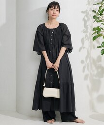 FREAK'S STORE（フリークスストア）の「インドボイル シャーリングワンピース（ワンピース）」