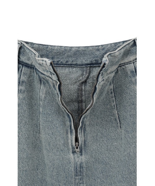 CLANE（クラネ）の「CIRCLE CUT LAYERED DENIM SKIRT（デニムスカート・レディース・ブルー系その他・1/0）」の4枚目の写真