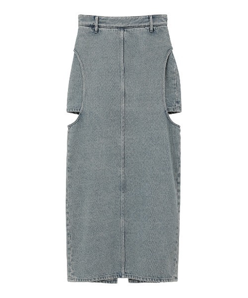 CLANE（クラネ）の「CIRCLE CUT LAYERED DENIM SKIRT（デニムスカート・レディース・ブルー系その他・1/0）」の17枚目の写真