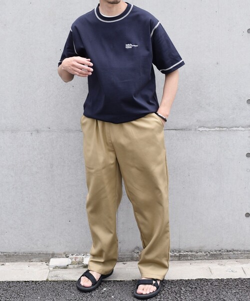 SHIPS any(シップス エニィ)の「【WEB限定】SHIPS any: 〈接触冷感〉COTTON USA Cool touch ワンポイント ロゴ ステッチ デザイン Tシャツ◇(Tシャツ/カットソー・メンズ・ブルー/ダークグレー/ネイビー/ホワイト・MEDIUM/LARGE/X-LARGE)」の17枚目の写真