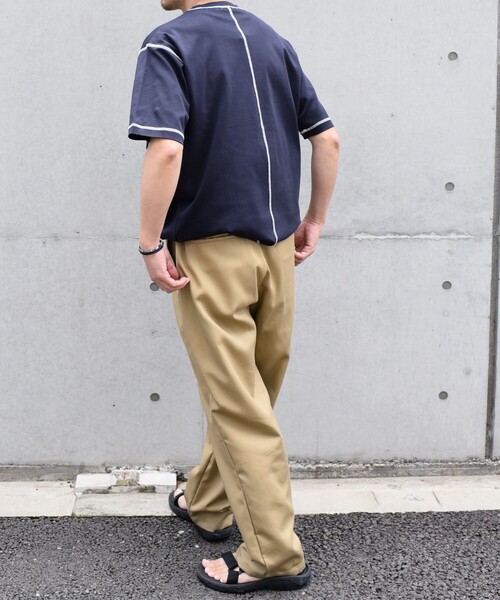 SHIPS any(シップス エニィ)の「【WEB限定】SHIPS any: 〈接触冷感〉COTTON USA Cool touch ワンポイント ロゴ ステッチ デザイン Tシャツ◇(Tシャツ/カットソー・メンズ・ブルー/ダークグレー/ネイビー/ホワイト・MEDIUM/LARGE/X-LARGE)」の19枚目の写真