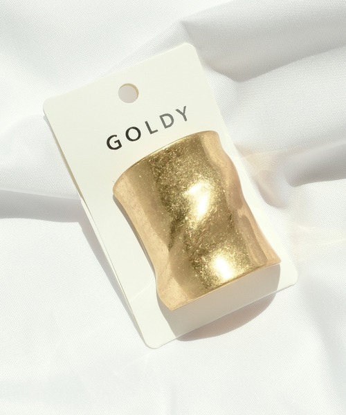 GOLDY(ゴールディ)の「ウェーブ ワイド ヘアカフ(ヘアゴム・レディース・シルバー/ゴールド/シルバー系その他/ゴールド系その他・FREE)」の7枚目の写真