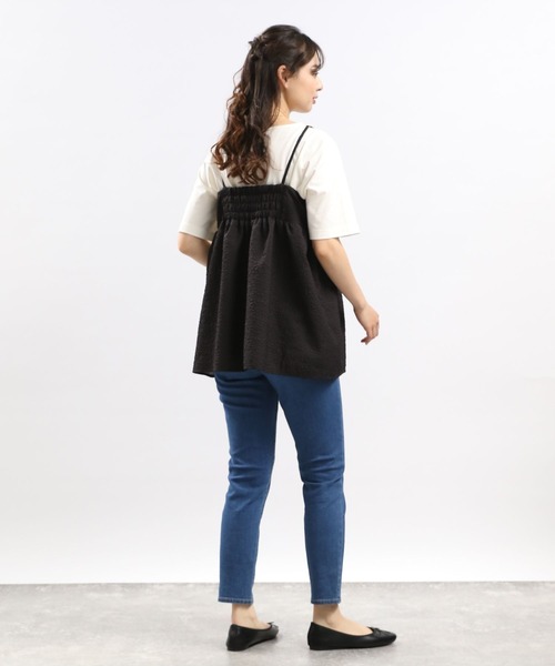 GLOBAL WORK Smile Seed Store（グローバルワーク スマイルシードストア）の「ジャガードオーバーキャミソール/114613（シャツ/ブラウス・レディース・グレー系その他/グレー系その他2・LARGE/MEDIUM）」の5枚目の写真