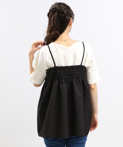 GLOBAL WORK Smile Seed Store（グローバルワーク スマイルシードストア）の「ジャガードオーバーキャミソール/114613（シャツ/ブラウス・レディース・グレー系その他/グレー系その他2・LARGE/MEDIUM）」の7枚目の写真