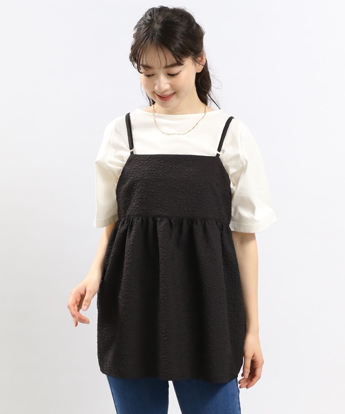 GLOBAL WORK Smile Seed Store（グローバルワーク スマイルシードストア）の「ジャガードオーバーキャミソール/114613（シャツ/ブラウス・レディース・グレー系その他/グレー系その他2・LARGE/MEDIUM）」の8枚目の写真