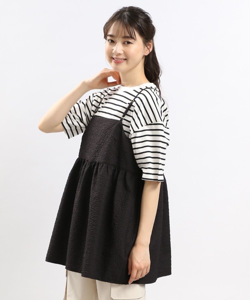 GLOBAL WORK Smile Seed Store（グローバルワーク スマイルシードストア）の「ジャガードオーバーキャミソール/114613（シャツ/ブラウス・レディース・グレー系その他/グレー系その他2・LARGE/MEDIUM）」の12枚目の写真