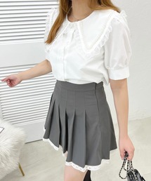 French girly collection レースプリーツミニスカート【ZOZOTOWN限定アイテム】