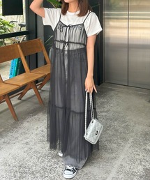 INGNI | リボンチュールキャミワンピース(ワンピース)