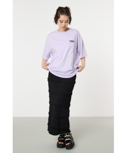 RODEO CROWNS WIDE BOWL（ロデオクラウンズワイドボウル）の「ふくれボーダーナロースカート（スカート・レディース・ライトグリーン/ブルー/ブラック/ピンク・FREE）」の11枚目の写真