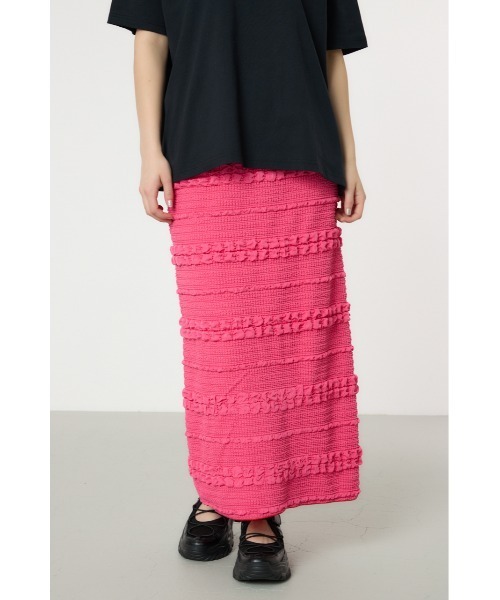 RODEO CROWNS WIDE BOWL（ロデオクラウンズワイドボウル）の「ふくれボーダーナロースカート（スカート・レディース・ライトグリーン/ブルー/ブラック/ピンク・FREE）」の20枚目の写真