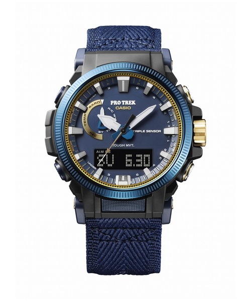 PRO TREK（プロトレック）の「CASIO WATCH 50TH ANNIVERSARY / PRW-61SS-2JR（アナログ腕時計・メンズ・ブルー・FREE）」の3枚目の写真