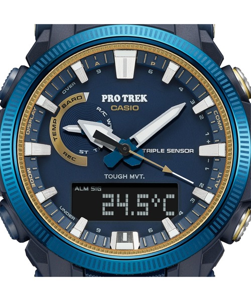 PRO TREK（プロトレック）の「CASIO WATCH 50TH ANNIVERSARY / PRW-61SS-2JR（アナログ腕時計・メンズ・ブルー・FREE）」の13枚目の写真