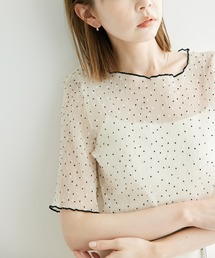 ROPE' PICNIC | ドットシアーブラウス(シャツ/ブラウス)