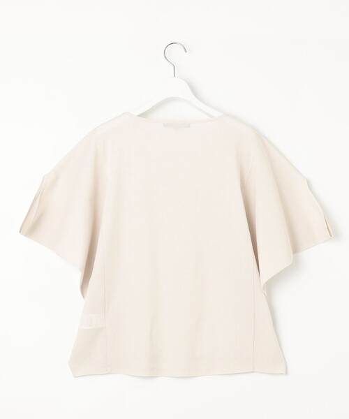 23区 L(ニジュウサンクオオキイサイズ)の「【洗える】シアーTEE(Tシャツ/カットソー・レディース・ライラック系/ネイビー系/スモーキーグリーン系/ベージュ系・44/46)」の21枚目の写真