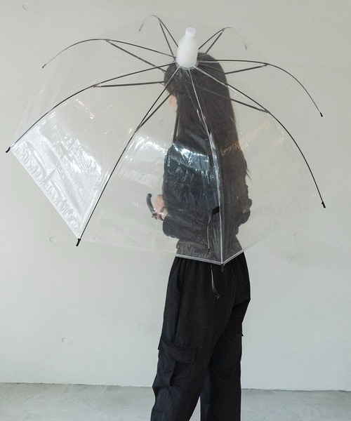 セール】【SETUP7】スライドカバー付きで濡れない！65cm 雨傘
