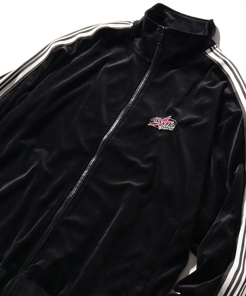 CONVERSE(コンバース)の「【CONVERSE/コンバース】ベロアテープライン トラックジャケット(ジャージ・メンズ・ワインレッド/ブルー系その他/クリーム/ブラック・LL/M/L)」の15枚目の写真