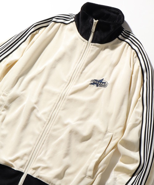 CONVERSE(コンバース)の「【CONVERSE/コンバース】ベロアテープライン トラックジャケット(ジャージ・メンズ・ワインレッド/ブルー系その他/クリーム/ブラック・LL/M/L)」の16枚目の写真