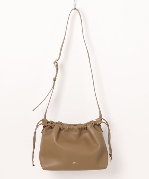 A.P.C.(アーペーセー)の「SAC NINON(ショルダーバッグ・レディース・ブラック/ライトカーキ・ONESIZE)」の2枚目の写真