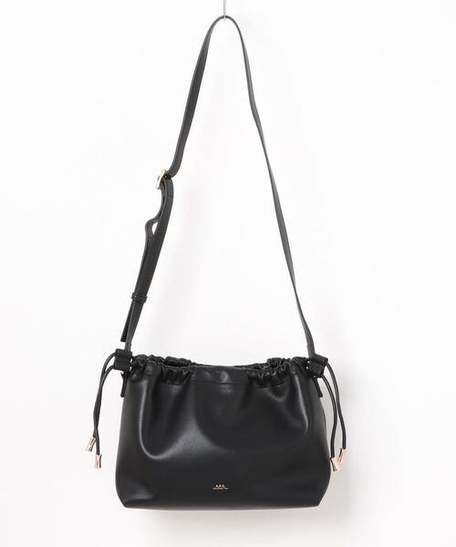A.P.C.(アーペーセー)の「SAC NINON(ショルダーバッグ・レディース・ブラック/ライトカーキ・ONESIZE)」の1枚目の写真