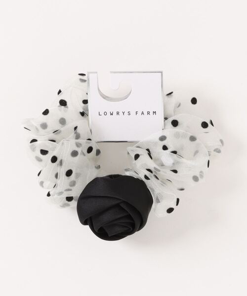 LOWRYS FARM（ローリーズファーム）の「ドットフラワーツキシュシュ