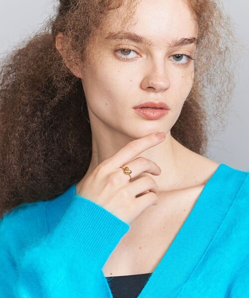 by Preek(バイプリーク)の「<by Preek>ハート リング(リング・レディース・ゴールド/シルバー・11/13)」の3枚目の写真