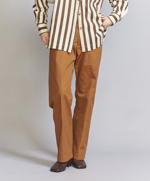 BEAUTY&YOUTH UNITED ARROWS(ビューティーアンドユースユナイテッドアローズ)の「【WEB限定】チノストレートパンツ -ウォッシャブル-(チノパンツ・レディース・ブラウン/ブラック/オリーブ/ナチュラル・M/L/S)」の12枚目の写真