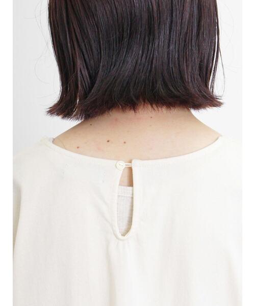 Samansa Mos2(サマンサ モスモス)の「スカラップレース切替カットソー(Tシャツ/カットソー・レディース・ミント/キナリ/ブラック/オフホワイト・F)」の20枚目の写真