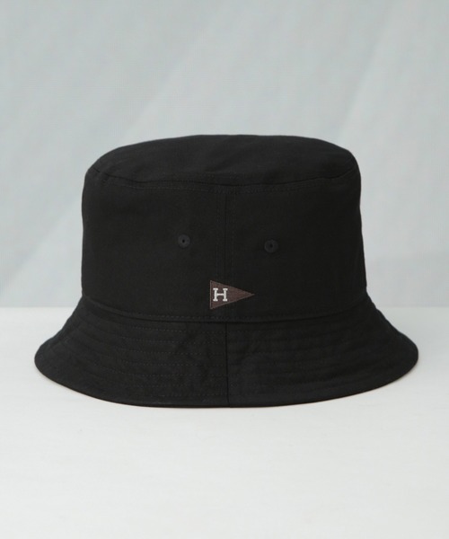 Healthknit（ヘルスニット）の「Healthknit/Healthknit別注 ロゴ刺繍バケットハット（ハット・メンズ・ブラック/ベージュ・FREE）」の9枚目の写真