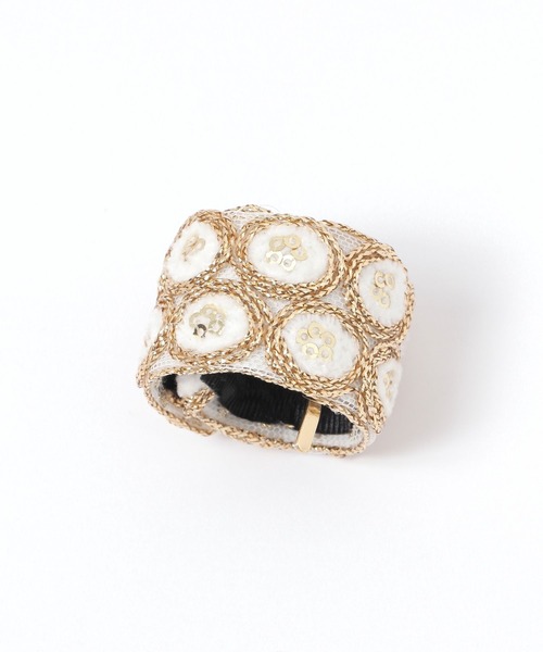 GLOBAL WORK（グローバルワーク）の「刺繍パチパチヘアカフ/138720（ヘアピン・レディース・その他2/その他1/その他4/その他3/その他6/その他7/その他5/ブラック系8/ホワイト系/ブルー/ホワイト系9/ベージュ/グレー/グレー系その他4/グレー系その他3・ONE SIZE）」の12枚目の写真