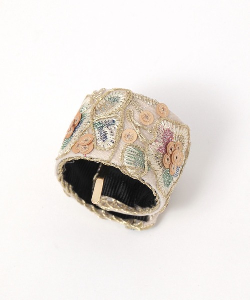 GLOBAL WORK（グローバルワーク）の「刺繍パチパチヘアカフ/138720（ヘアピン・レディース・その他2/その他1/その他4/その他3/その他6/その他7/その他5/ブラック系8/ホワイト系/ブルー/ホワイト系9/ベージュ/グレー/グレー系その他4/グレー系その他3・ONE SIZE）」の6枚目の写真