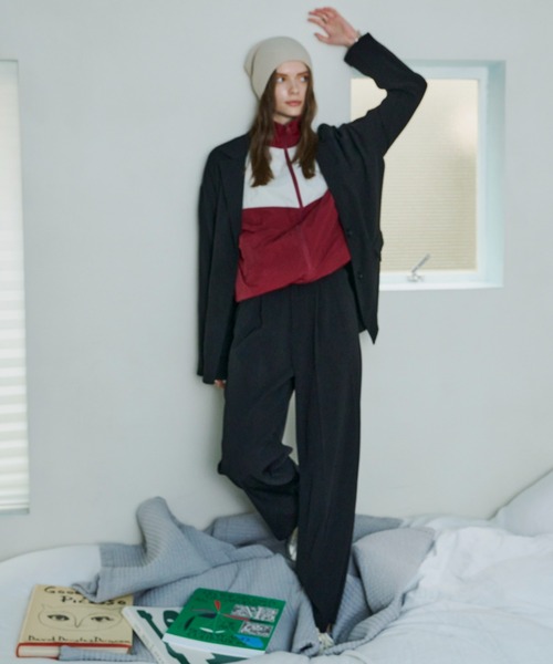 Auntie Rosa Holiday（アンティローザホリデー）の「オーバーサイズテーラードジャケット / セットアップ対応（テーラードジャケット・レディース・モカ/ブラック/グレー・FREE）」の10枚目の写真