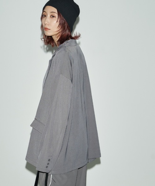 Auntie Rosa Holiday（アンティローザホリデー）の「オーバーサイズテーラードジャケット / セットアップ対応（テーラードジャケット・レディース・モカ/ブラック/グレー・FREE）」の15枚目の写真