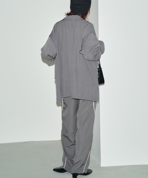 Auntie Rosa Holiday（アンティローザホリデー）の「オーバーサイズテーラードジャケット / セットアップ対応（テーラードジャケット・レディース・モカ/ブラック/グレー・FREE）」の21枚目の写真