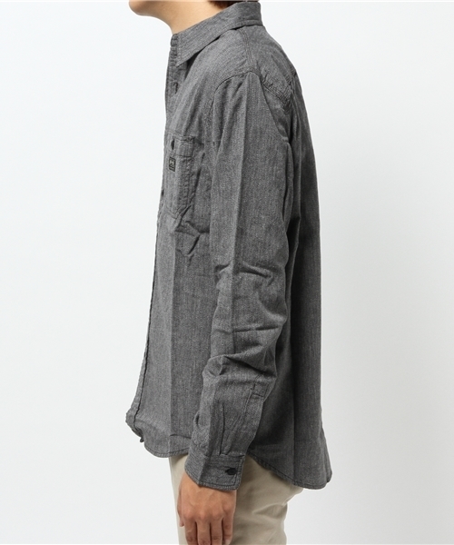 Denim & Supply Ralph Lauren（デニムアンドサプライラルフローレン）の「コットン ジャスペ ワークシャツ（シャツ/ブラウス・メンズ・グレー・SMALL/MEDIUM/LARGE/X-SMALL）」の6枚目の写真