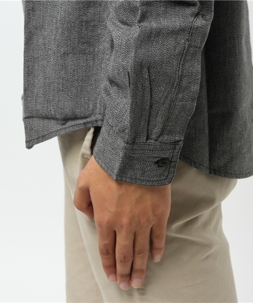 Denim & Supply Ralph Lauren（デニムアンドサプライラルフローレン）の「コットン ジャスペ ワークシャツ（シャツ/ブラウス・メンズ・グレー・SMALL/MEDIUM/LARGE/X-SMALL）」の9枚目の写真