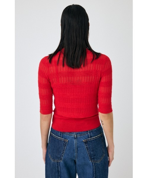 MOUSSY（マウジー）の「ニットキャミソール & リボンシャツセット（シャツ/ブラウス・レディース・ライトブラック/レッド/ライトベージュ・FREE）」の16枚目の写真