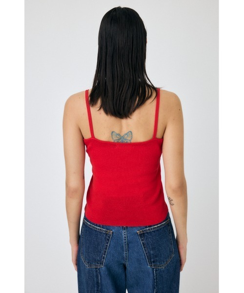 MOUSSY（マウジー）の「ニットキャミソール & リボンシャツセット（シャツ/ブラウス・レディース・ライトブラック/レッド/ライトベージュ・FREE）」の14枚目の写真