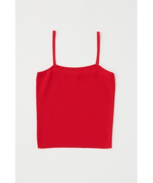 MOUSSY（マウジー）の「ニットキャミソール & リボンシャツセット（シャツ/ブラウス・レディース・ライトブラック/レッド/ライトベージュ・FREE）」の6枚目の写真