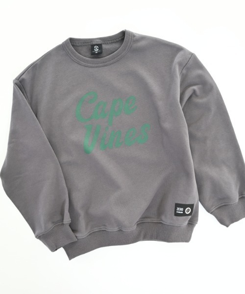 ZERO standerd(ゼロスタンダード)の「ZERO standard/ゼロスタンダード Cape Vinesトレーナー(スウェット・キッズ・サンドベージュ/チャコールグレー/ブラック・100cm/110cm/120cm/130cm/140cm/150cm/160cm)」の8枚目の写真