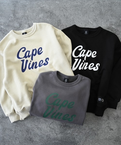 ZERO standerd(ゼロスタンダード)の「ZERO standard/ゼロスタンダード Cape Vinesトレーナー(スウェット・キッズ・サンドベージュ/チャコールグレー/ブラック・100cm/110cm/120cm/130cm/140cm/150cm/160cm)」の14枚目の写真