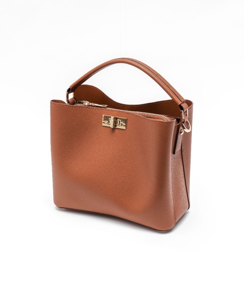 Rename（リネーム）の「Rename ワンハンドル 2way トート ハンド ショルダーバッグ（ショルダーバッグ・レディース・キャメル/ベージュ/ブラック/チョコ/アイボリー・FREE）」の6枚目の写真