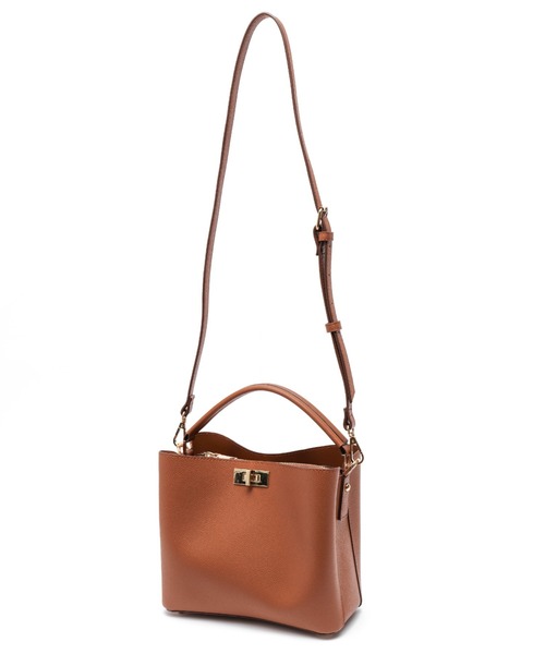 Rename（リネーム）の「Rename ワンハンドル 2way トート ハンド ショルダーバッグ（ショルダーバッグ・レディース・キャメル/ベージュ/ブラック/チョコ/アイボリー・FREE）」の10枚目の写真