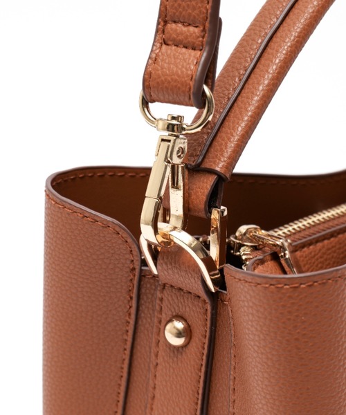 Rename（リネーム）の「Rename ワンハンドル 2way トート ハンド ショルダーバッグ（ショルダーバッグ・レディース・キャメル/ベージュ/ブラック/チョコ/アイボリー・FREE）」の17枚目の写真