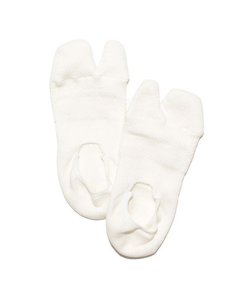 Snow Peak(スノーピーク)の「Short Tabi Sox(ソックス/靴下・メンズ・ホワイト・M)」の1枚目の写真
