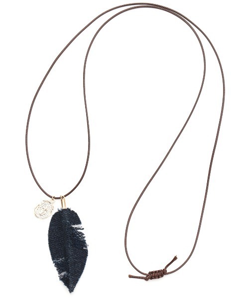 チチカカ（チチカカ）の「デニムマリアネックレス（ネックレス・レディース・ネイビー/ライトブルー・FREE）」の5枚目の写真